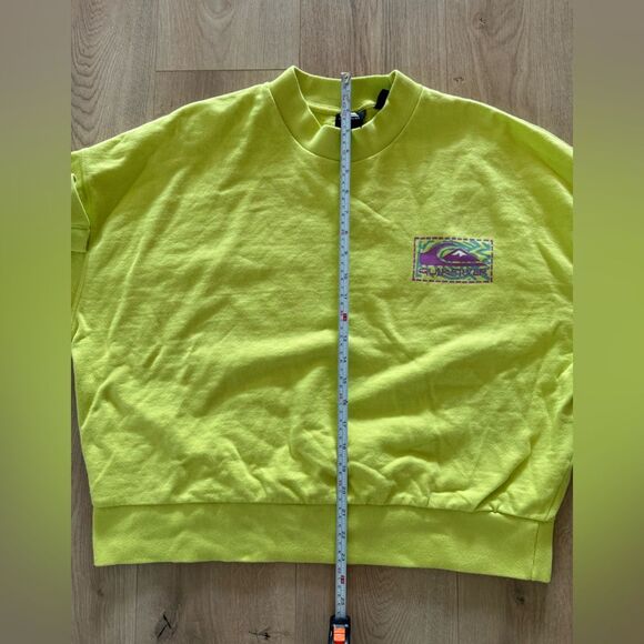 Quiksilver Women's Organic Colorful History Mock Neck Sweatshirt - Size L - Picture 9 of 12